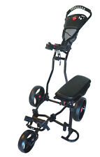 Founders Club Franklin 3 Wheel Golf Push Pull Cart with Seat - Umbrella Holder  picture