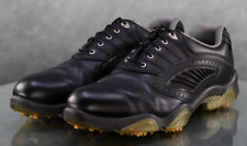 Footjoy Synr-G Men's Golf Shoes Size 10.5 Leather Black Lizard Print 53965 picture