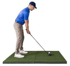 Beaver Tail Golf Simulator Mat W/ The Most Realistic Hitting Strip (4ft X 5.3ft) picture