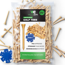 Bamboo Golf Tees - 2.75, 3.25, and 1.5 Inch - Choose Quantity picture