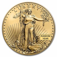 Us Mint 1 Oz American Gold Eagle $50 Coin Bu (random Year) picture