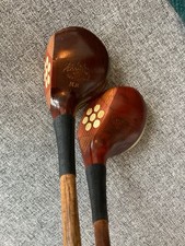 Antique Hickory Wood Shaft Macgregor Fancy Face Driver Spoon Master Model picture