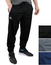 Under Armour Men's Tricot Joggers 1290261 Loose Fit Tapered Leg Lined Sweatpants picture