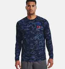 Under Armour Men's UA Tech Freedom Long Sleeve Shirt - 1370065-408 Academy/Red picture