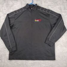 NikeGolf Quarter Zip Jacket Mens Extra Large Black Chesrown GMC picture