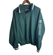 Vintage Taylor Made Golf Men’s 1/4 Zip Green Jacket Size XL picture
