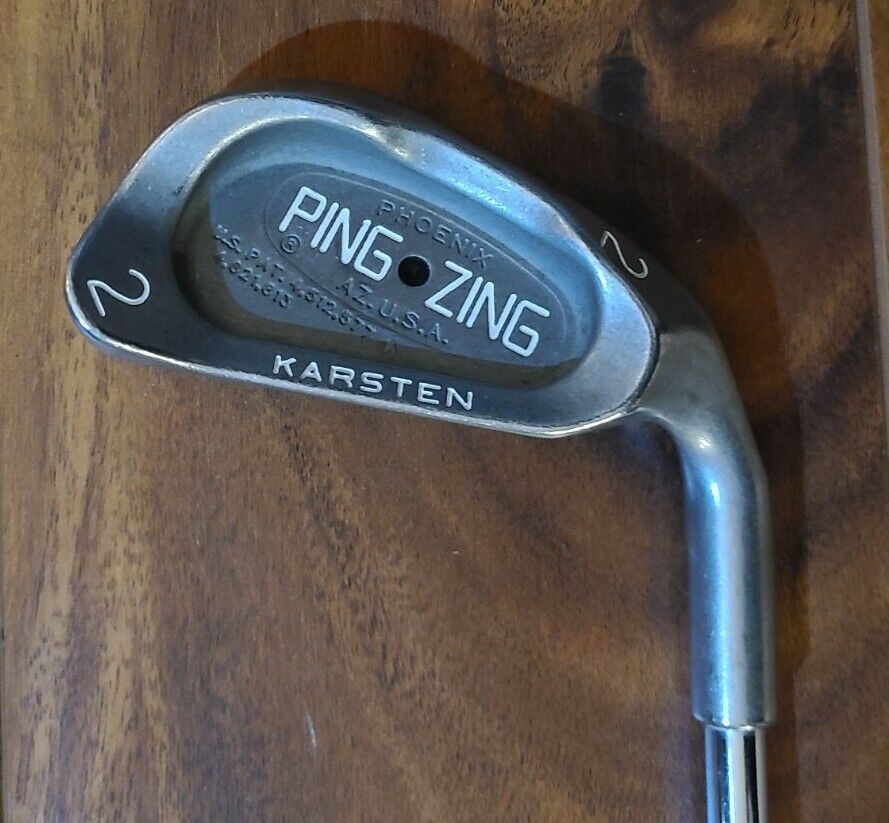 Vintage PING Zing Karsten Black Dot 2 iron. Great shape