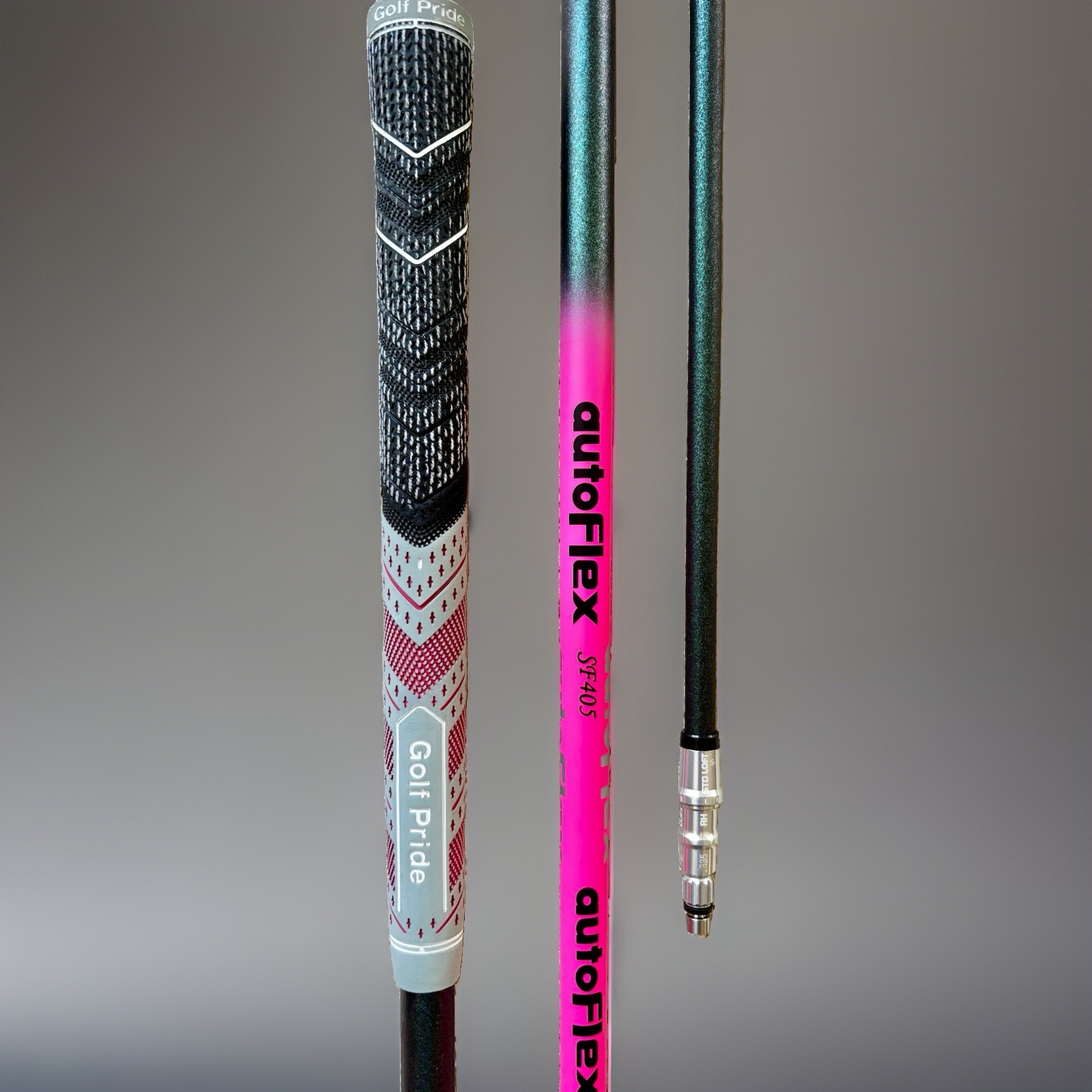 AutoFlex SF405 Driver Shaft - Pink, 45” - Taylormade Adapter + Grip - MINT