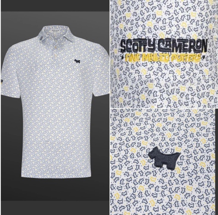 Scotty Cameron Peter Millar Dancing Dogs Polo Limited Release NEW 2026 XL Scotty Cameron Peter Millar Dancing Dogs Polo Limited Release NEW 2026 XL