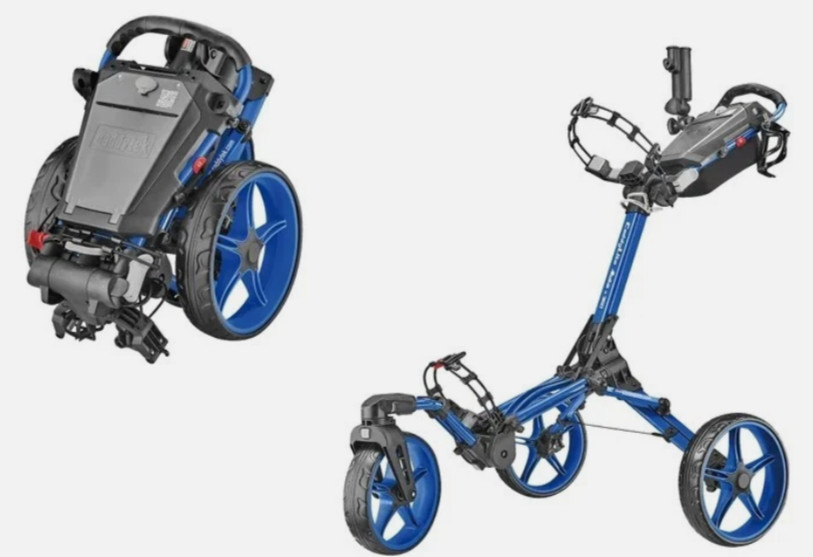 Caddytek Caddylite AUTO +360 Fold/Unfold Golf Push Cart w/ Swivel Front Wheel Caddytek Caddylite AUTO +360 Fold/Unfold Golf Push Cart w/ Swivel Front Wheel