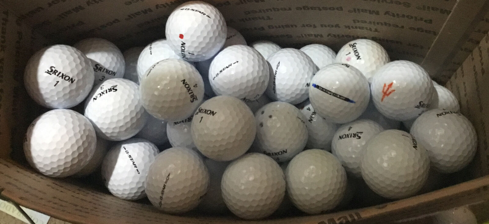 100 Srixon Q-Star / Q Star Tour Near Mint Used Golf Balls AAAA *SALE*