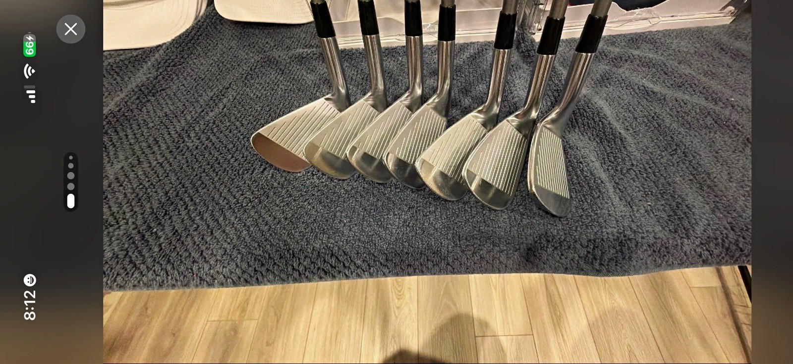 Miura CB-501 Iron Set , 4-PW Reg Flex , OBAN I73 Graphite Shafts Mens RH Miura CB-501 Iron Set , 4-PW Reg Flex , OBAN I73 Graphite Shafts Mens RH