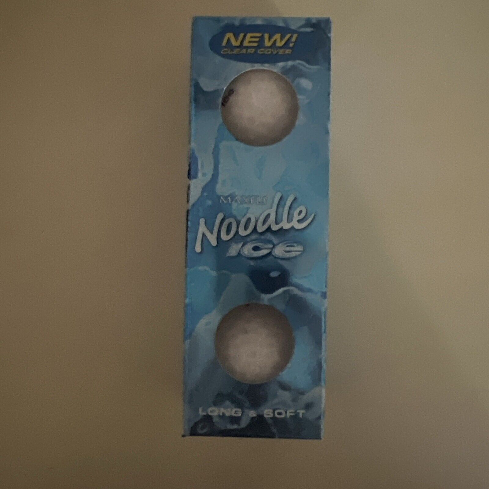 Sleeve Of 3 Maxfli Noodle Ice Golf Balls