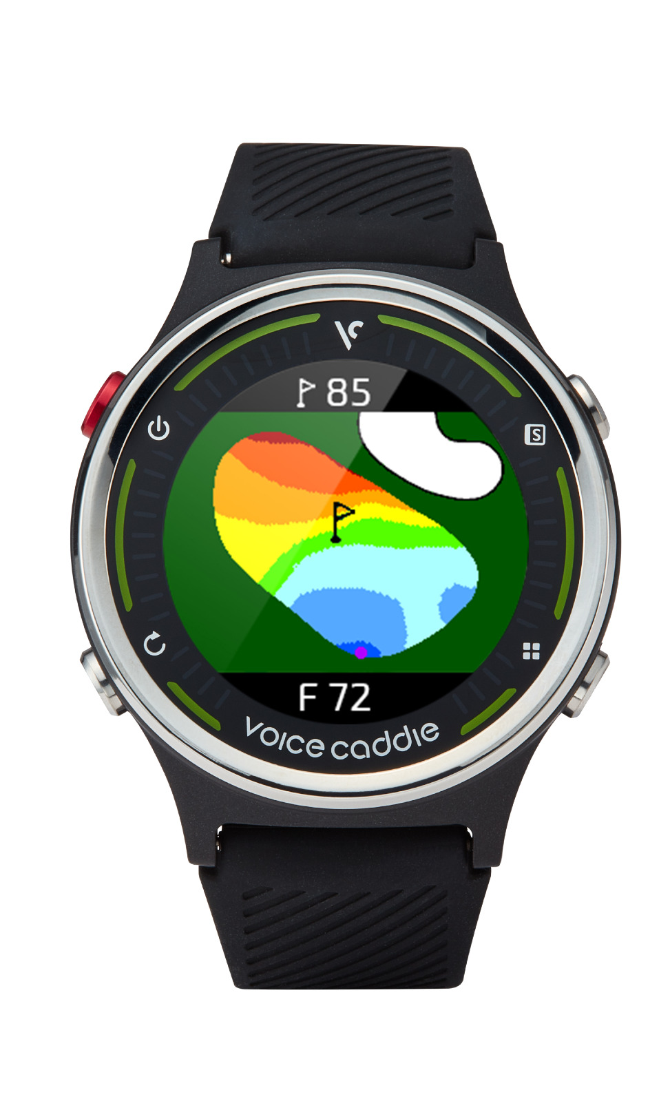 Voice Caddie G1 Golf GPS Watch w/ Green Undulation and Slope