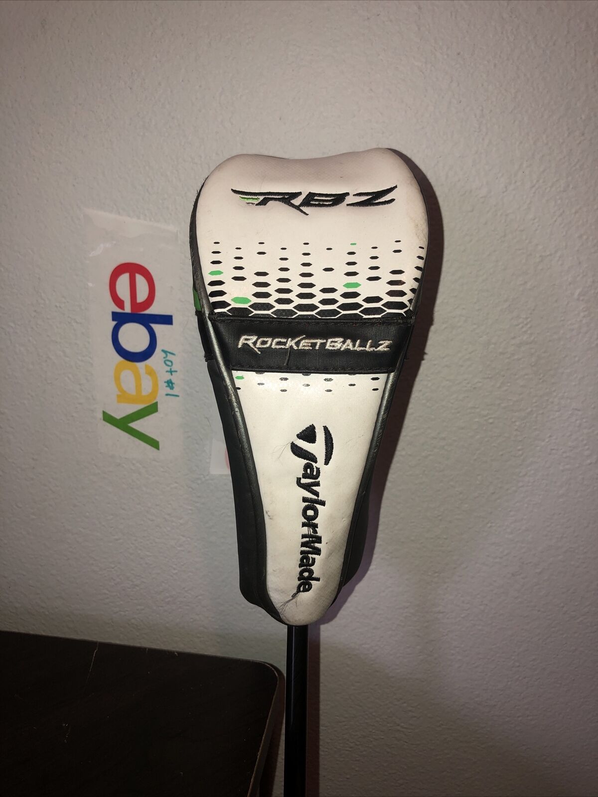 TAYLORMADE RBZ ROCKETBALLZ HYBRID RESCUE HEADCOVER White Head Cover w Tag (12)