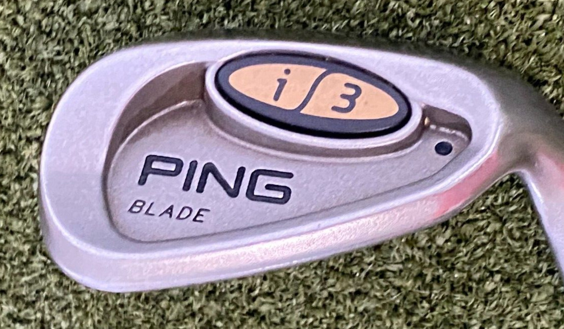 PING i3 Blade Black Dot Lob Wedge RH Ping 350 Series Stiff Graphite (L8670)