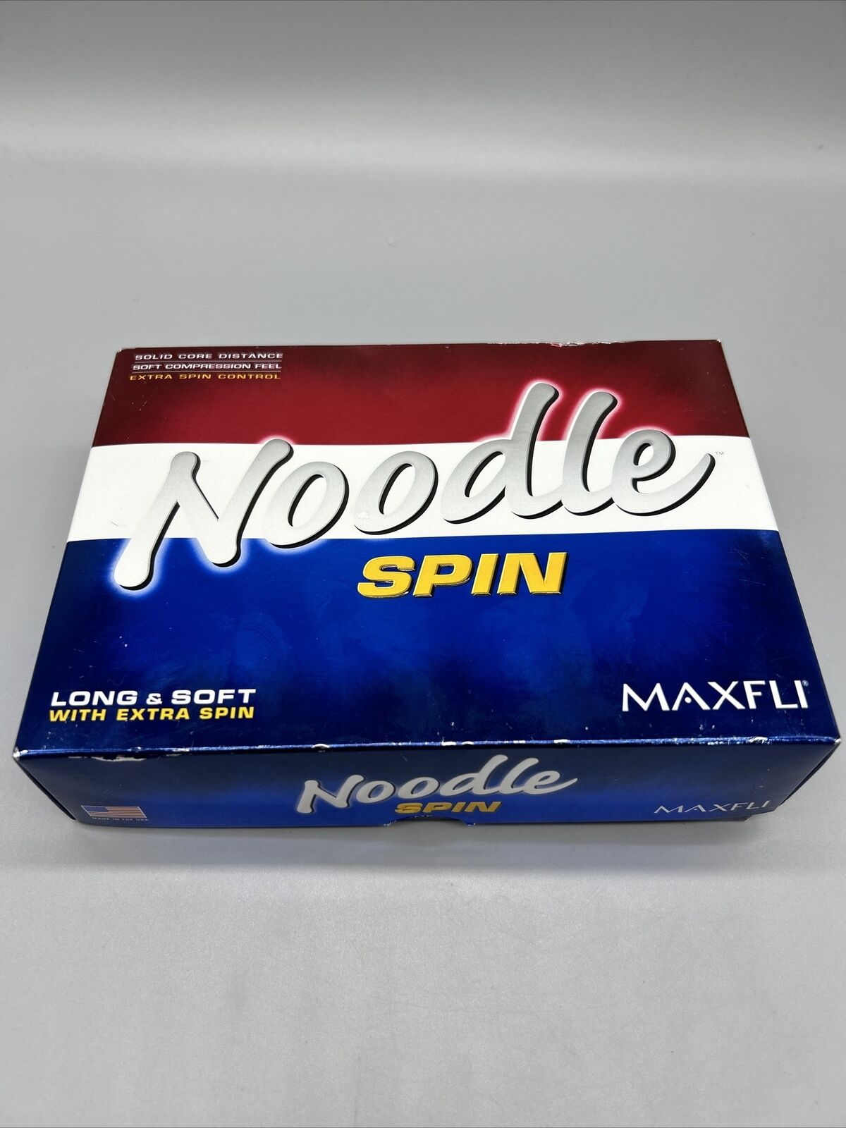 Maxfli Noodle Spin Golf Balls One Dozen New Long And Soft With Extra Spin