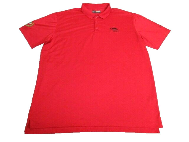 Callaway Shirt Adult Extra Large Opti Dri  Alpine Embroider Casual Golf Polo Men