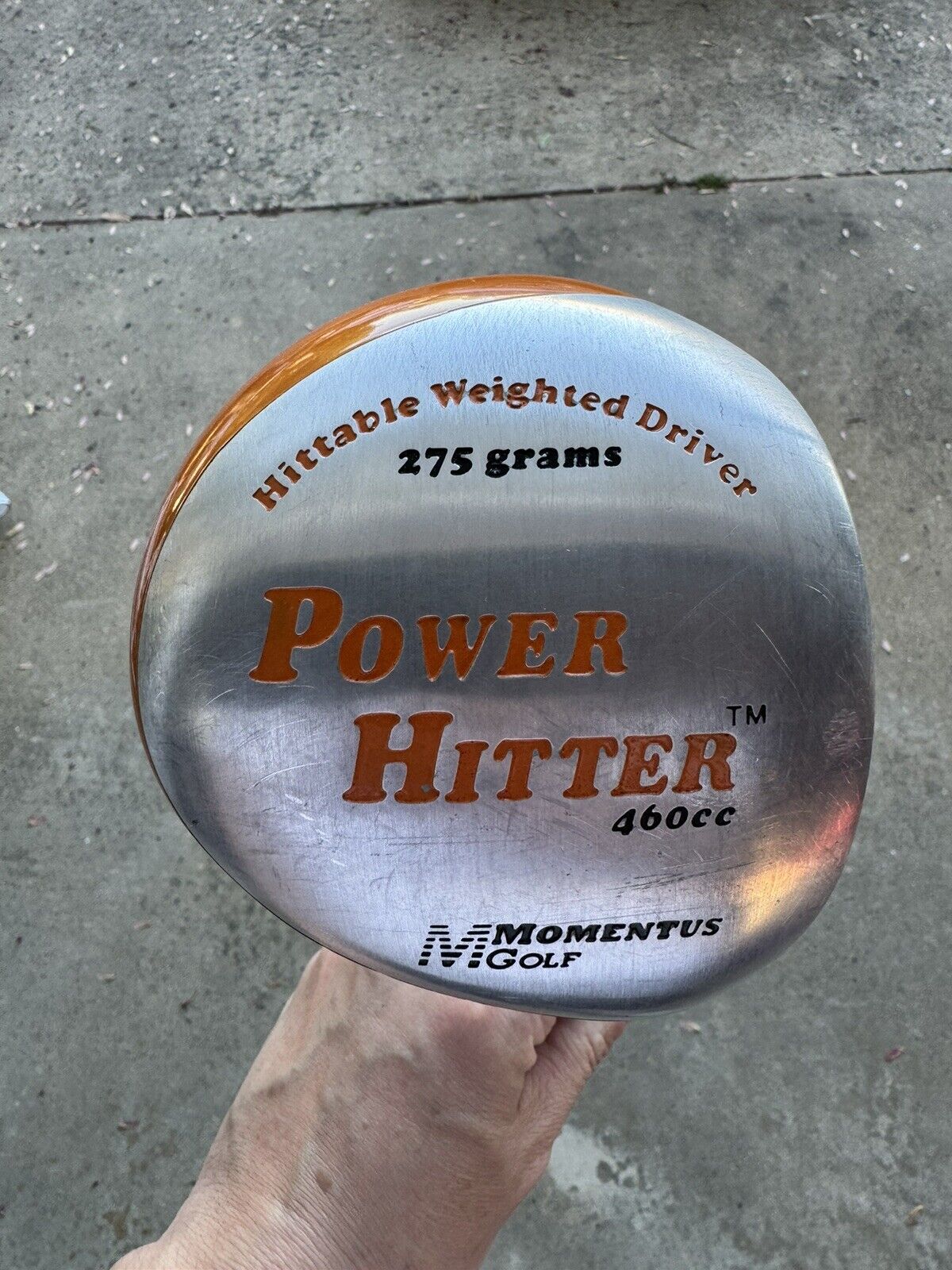 Momentus Golf Power Hitter 460cc Driver Trainer 275 Gram RH 45”, NEEDS GRIP