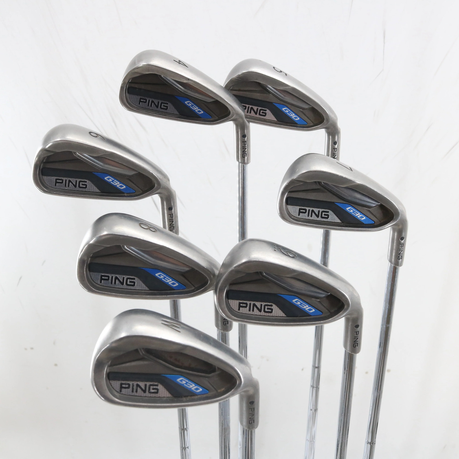 Ping G30 Iron Set 4-W Black Dot Steel CFS Regular Right Hand A-164207