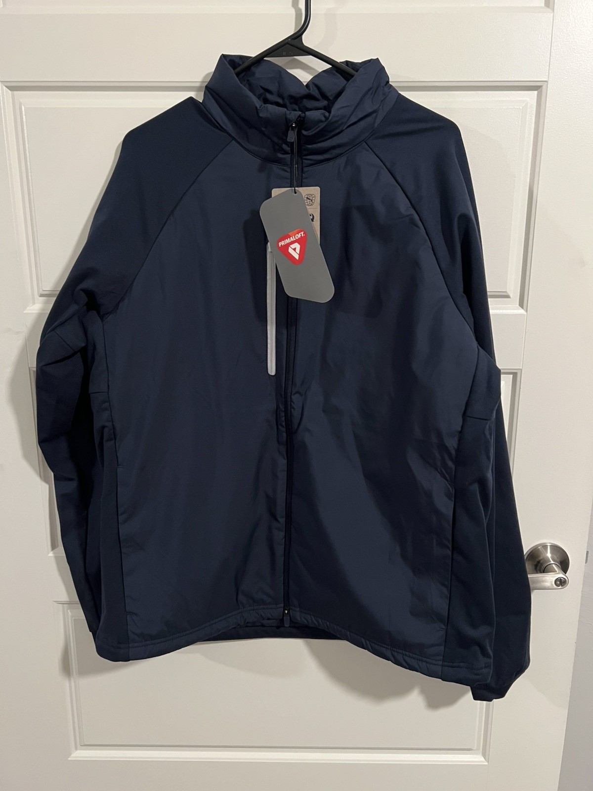 PUMA Men\'s Hielands Golf Jacket Size Large Navy new Primaloft