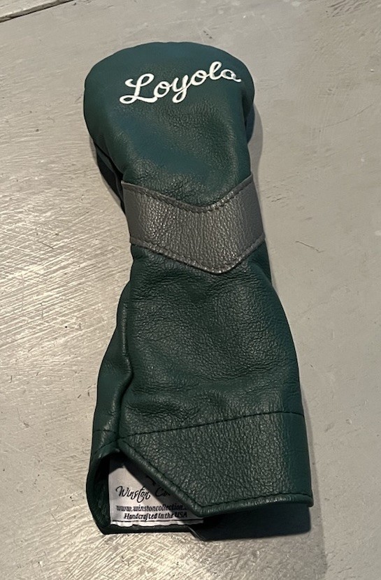Winston Collection Fairway Wood Leather Head Cover - Loyola Winston Collection Fairway Wood Leather Head Cover - Loyola