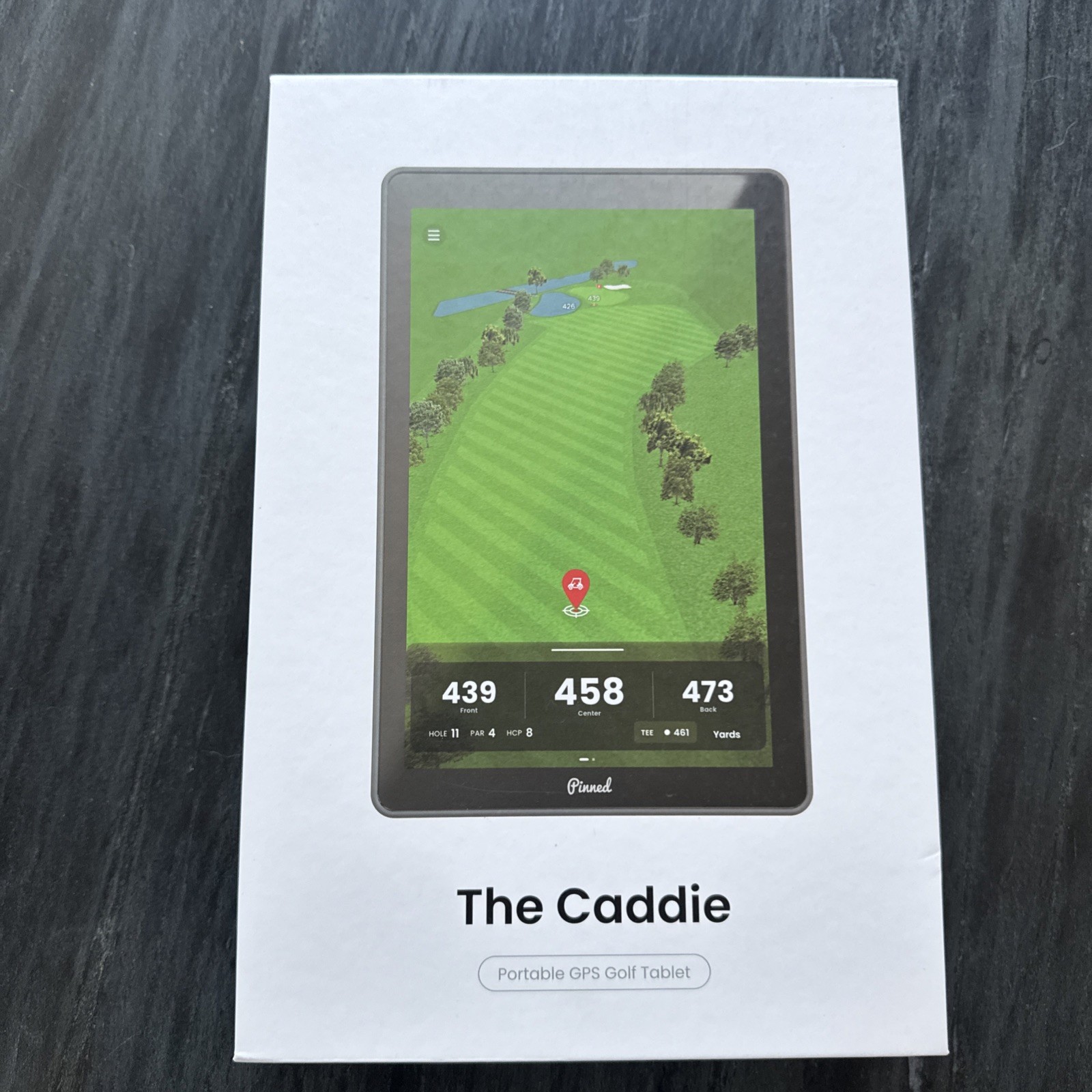 NEW 2025 Pinned The Caddie Portable GPS Golf Tablet 8\ NEW 2025 Pinned The Caddie Portable GPS Golf Tablet 8\