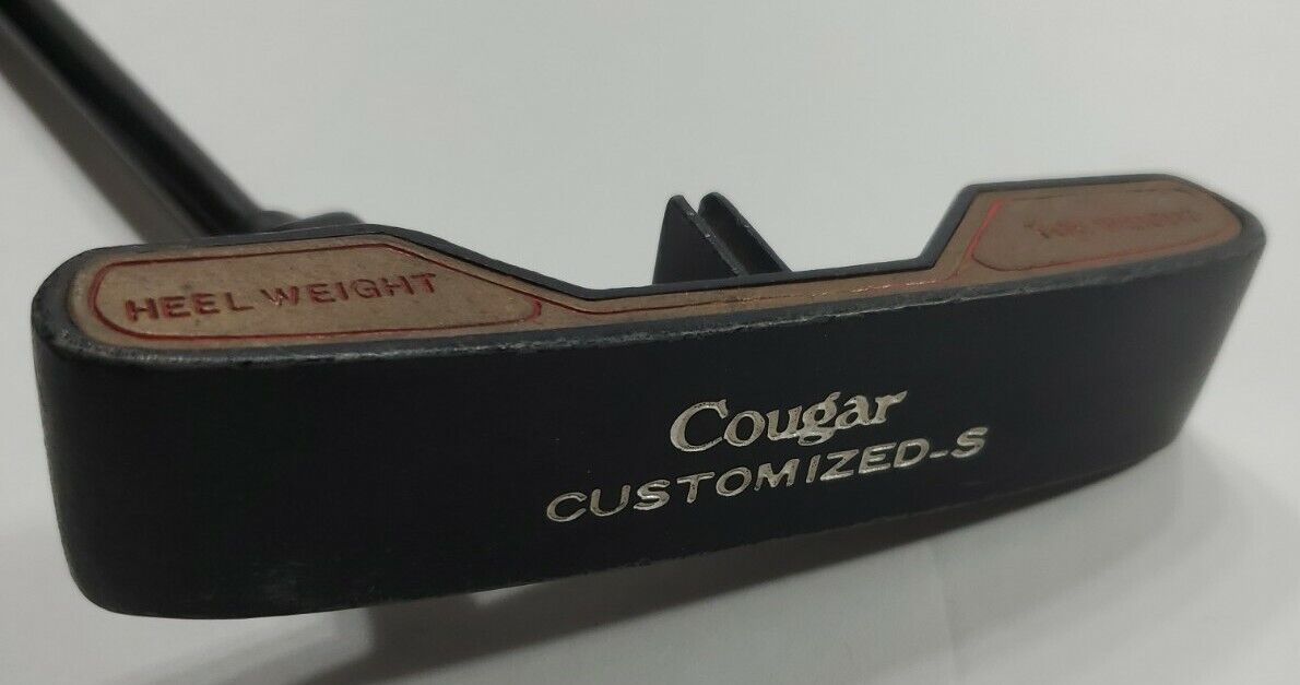 Golf Club COUGAR Customized-S Toe Weight-Heel Putter Graphite Shaft RH. 