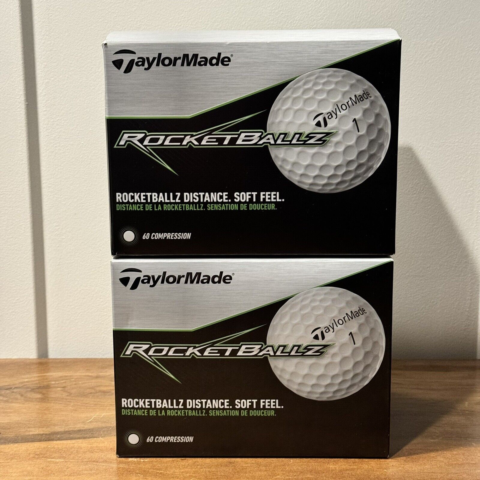 Taylormade Golf Rocketballz 36 Balls 2 Pack (72 Golf Balls Total) White