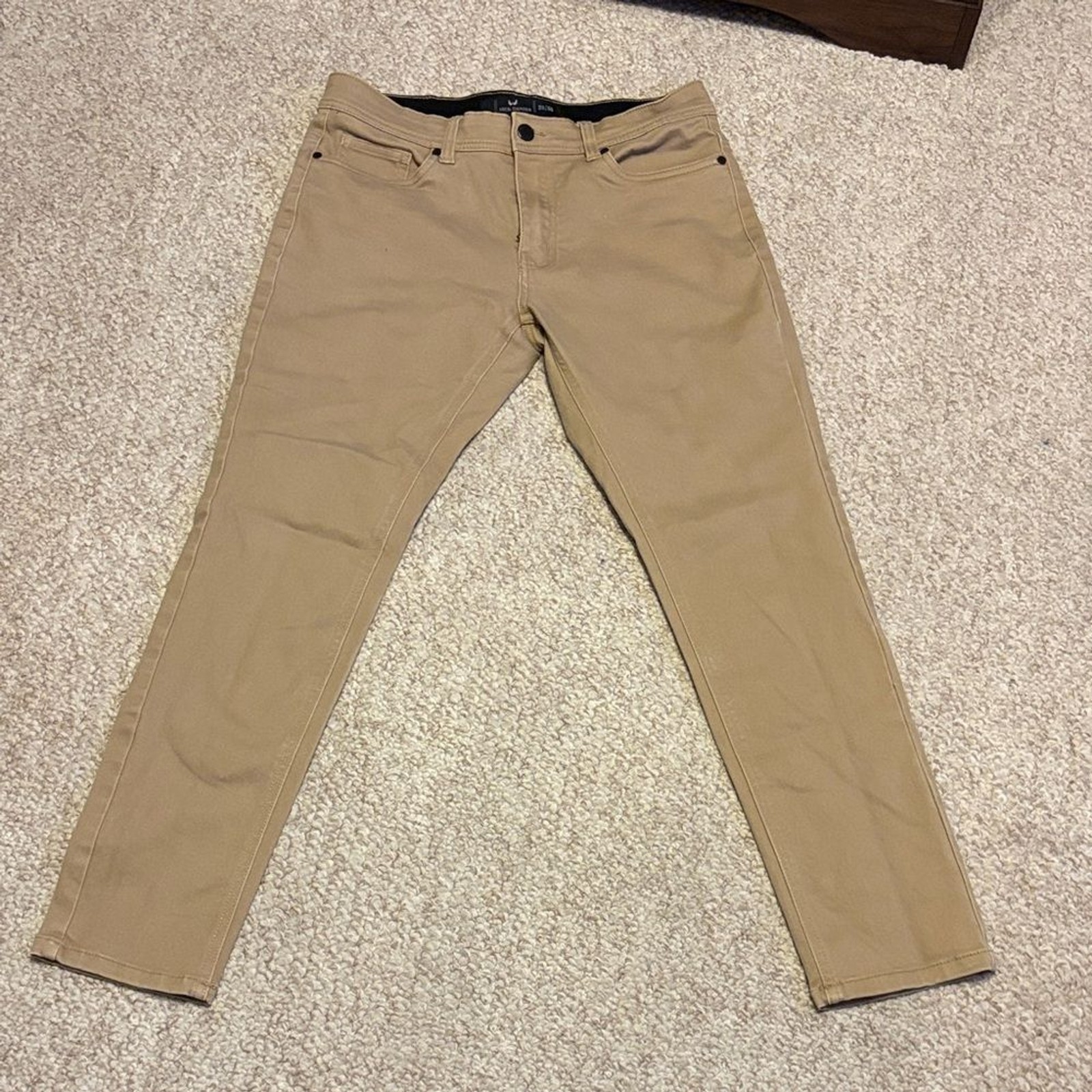 Nick Danger Dark Khaki Straight-Leg Pants Size: 32/30 A22 Nick Danger Dark Khaki Straight-Leg Pants Size: 32/30 A22