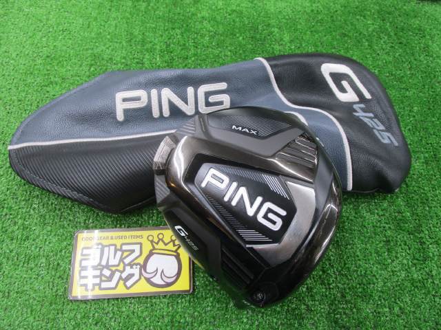 Ping G425 Max Driver 10.5 Degree DRIVER HEAD Cover Included