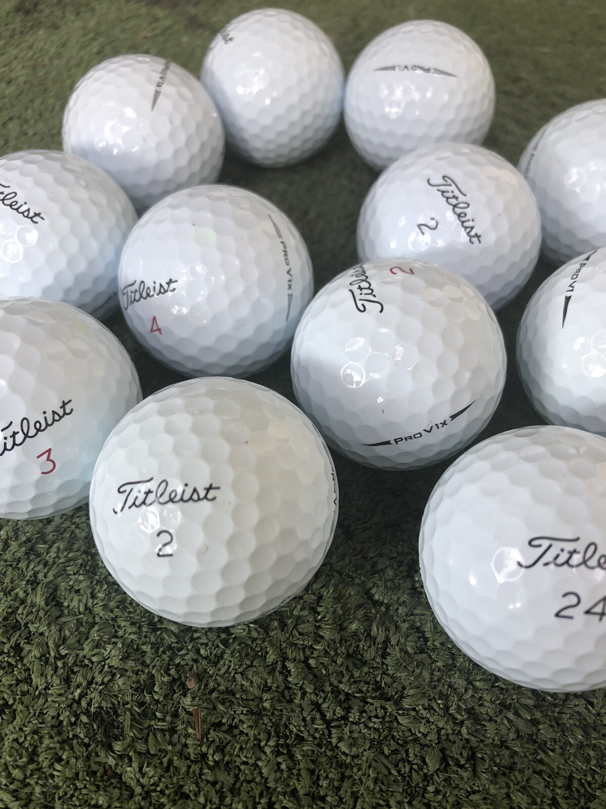 50 Titleist Pro V1X Golf Balls 4A Grade Near Mint - 50 Titleist Pro V1X Golf Balls 4A Grade Near Mint -