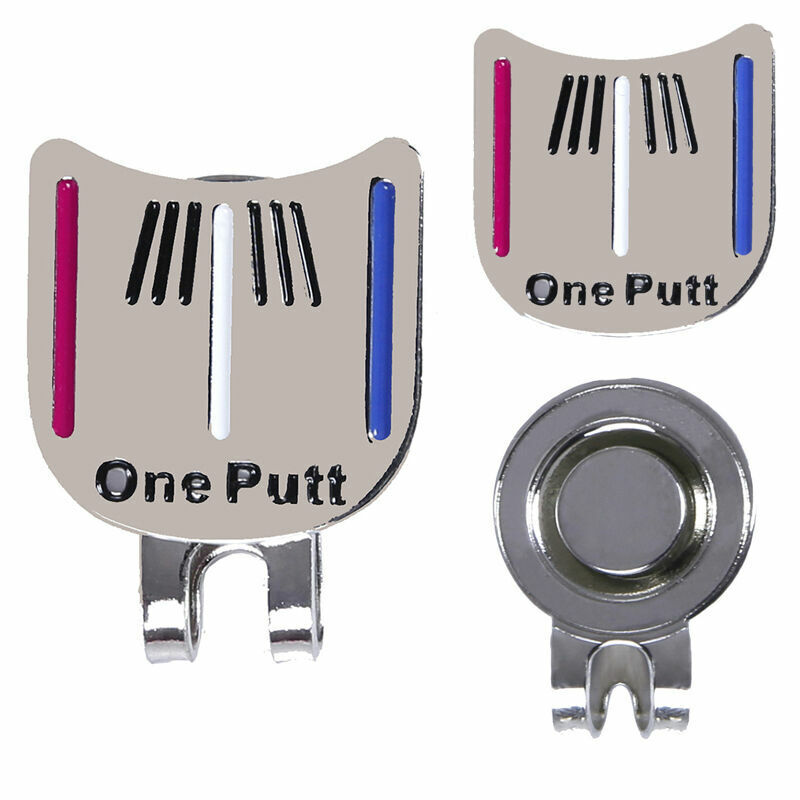 Golf Ball Marker Putting Putt Alignment Aiming Tool Hot One Magnetic Hat wi F1X7