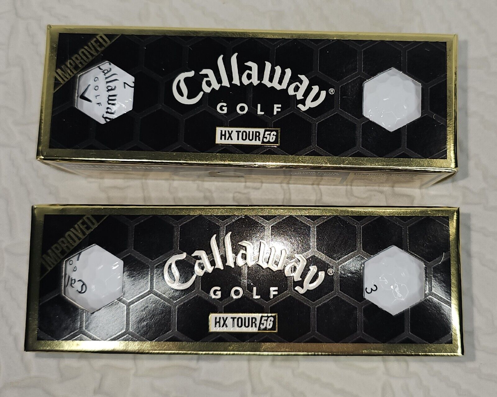 Callaway Golf HX Tour56 Golf Balls (6) *NEW* 2 Sleeves.
