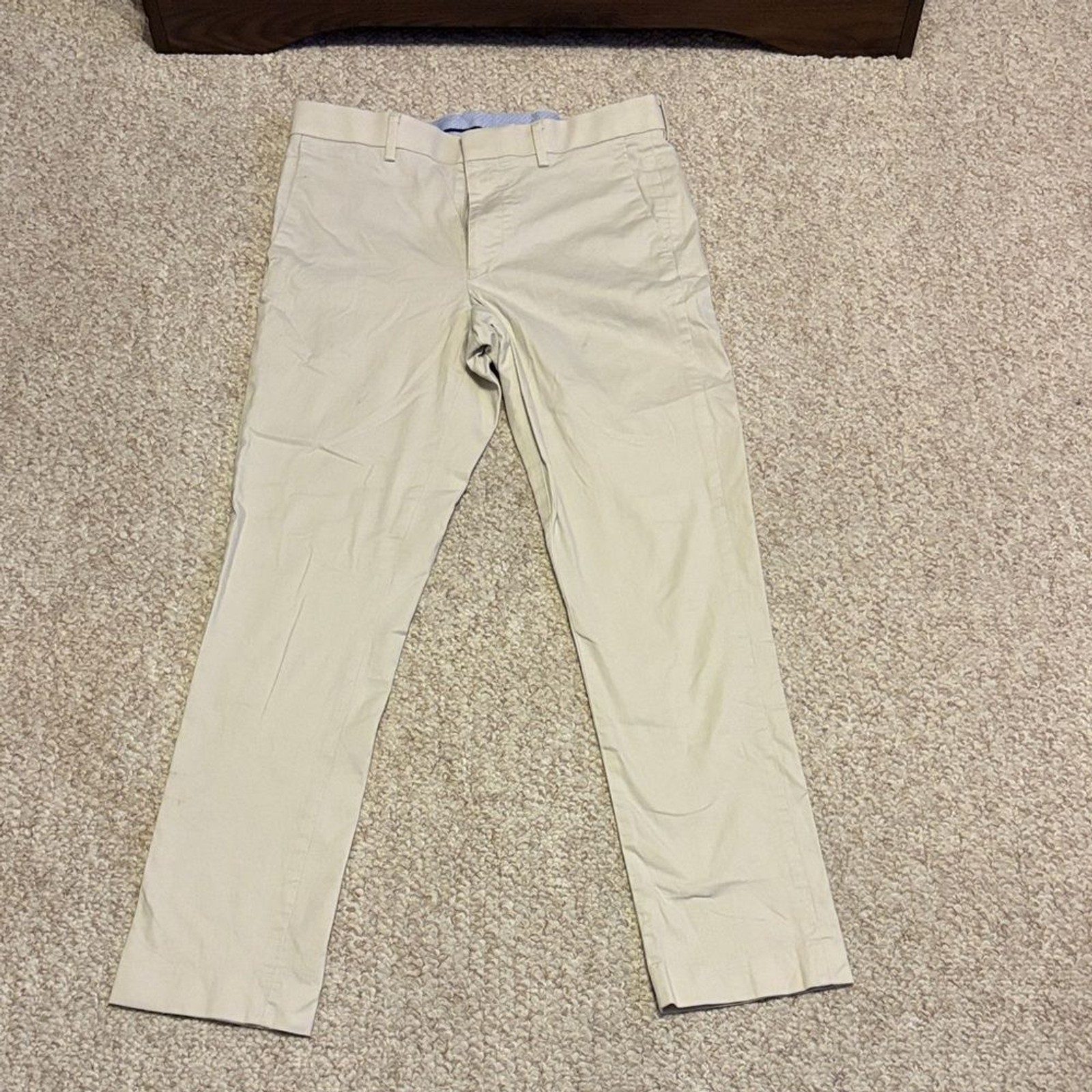 Murano Men\'s Cream Chinos Evan Fit Size: 30X30 A25 Murano Men\'s Cream Chinos Evan Fit Size: 30X30 A25