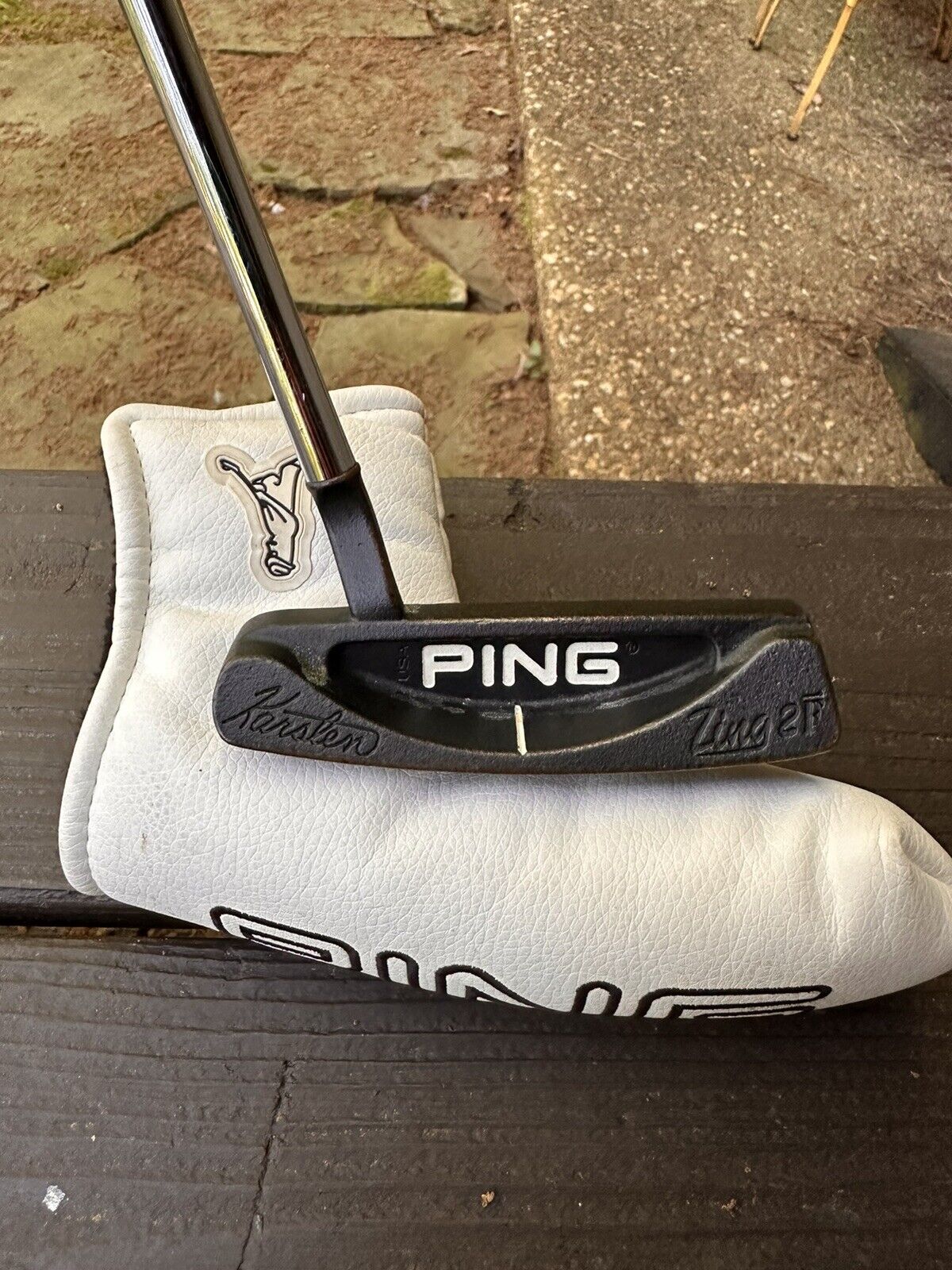 Ping Iso Force Karsten Zing 2F Foil Face Putter 36” RH w Headcover SUPERB 
