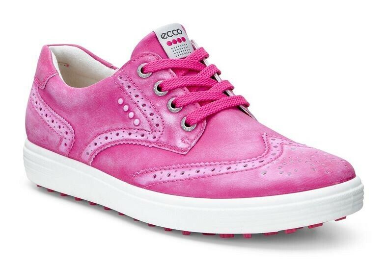[NEW]  Women\'s ECCO Casual Hybrid Lace Shoes, Rose Eclair 122003-01059 Size 38