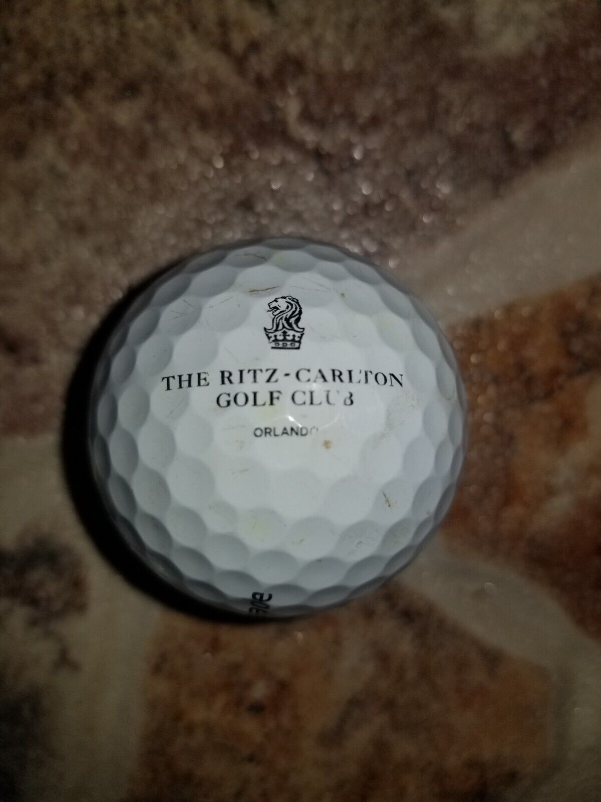 Rare Collectible Logo Golf Ball Ritz Carlton Golf Club Orlando Taylormade Tour