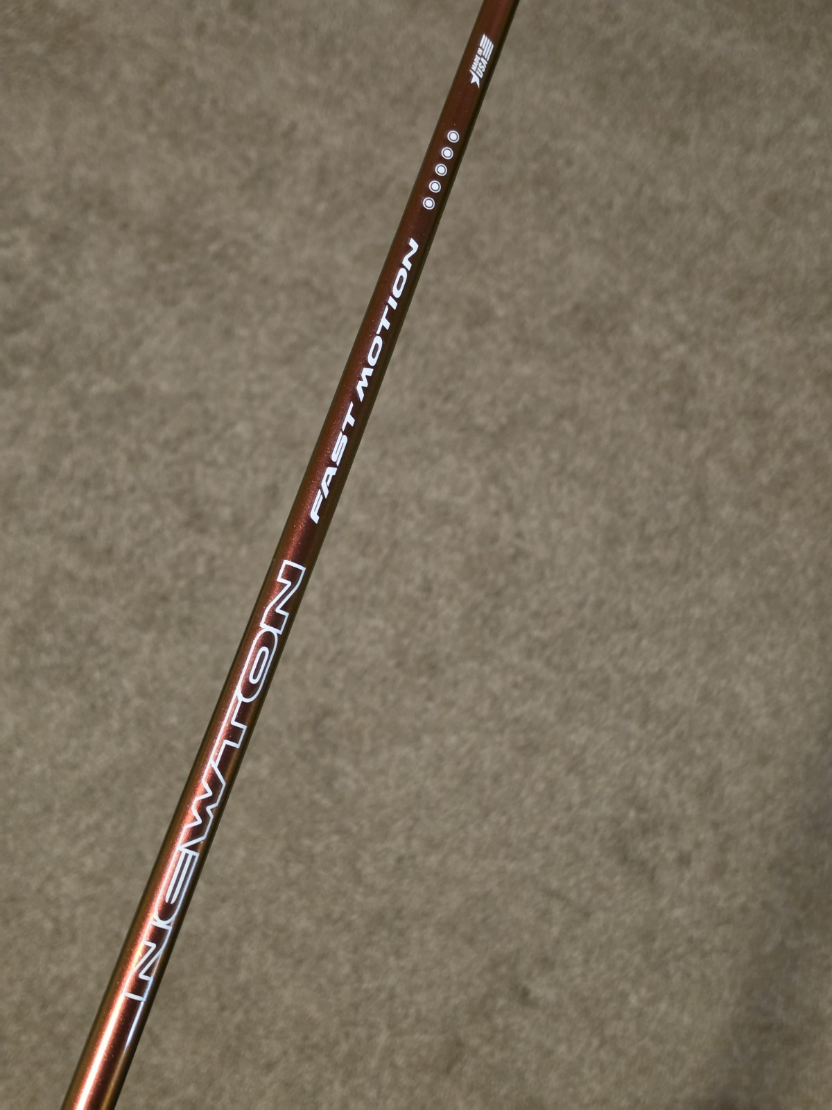Newton FAST MOTION 5 DOT Graphite Driver Shaft X-Stiff Flex 44in Newton FAST MOTION 5 DOT Graphite Driver Shaft X-Stiff Flex 44in