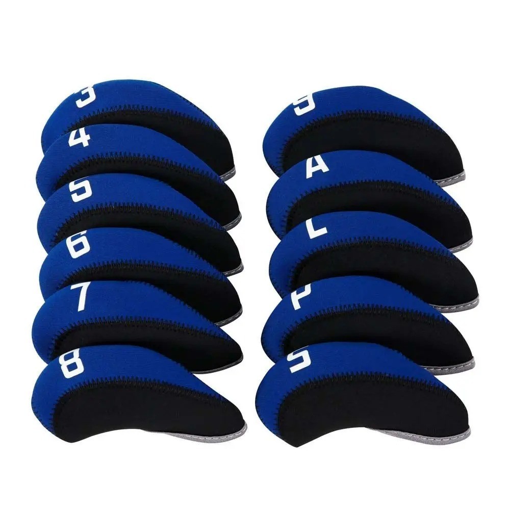11Pcs Golf Club Headcovers Irons Set Club Iron Head Covers Golf Accessoires 11Pcs Golf Club Headcovers Irons Set Club Iron Head Covers Golf Accessoires