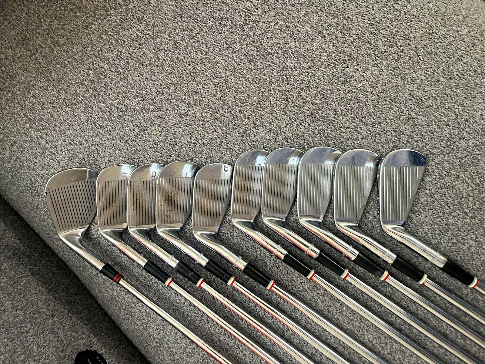 Rare Ben Hogan Personal 2-Equalizer +SW Iron Set 10 Clubs RH Stiff Steel Shafts Rare Ben Hogan Personal 2-Equalizer +SW Iron Set 10 Clubs RH Stiff Steel Shafts