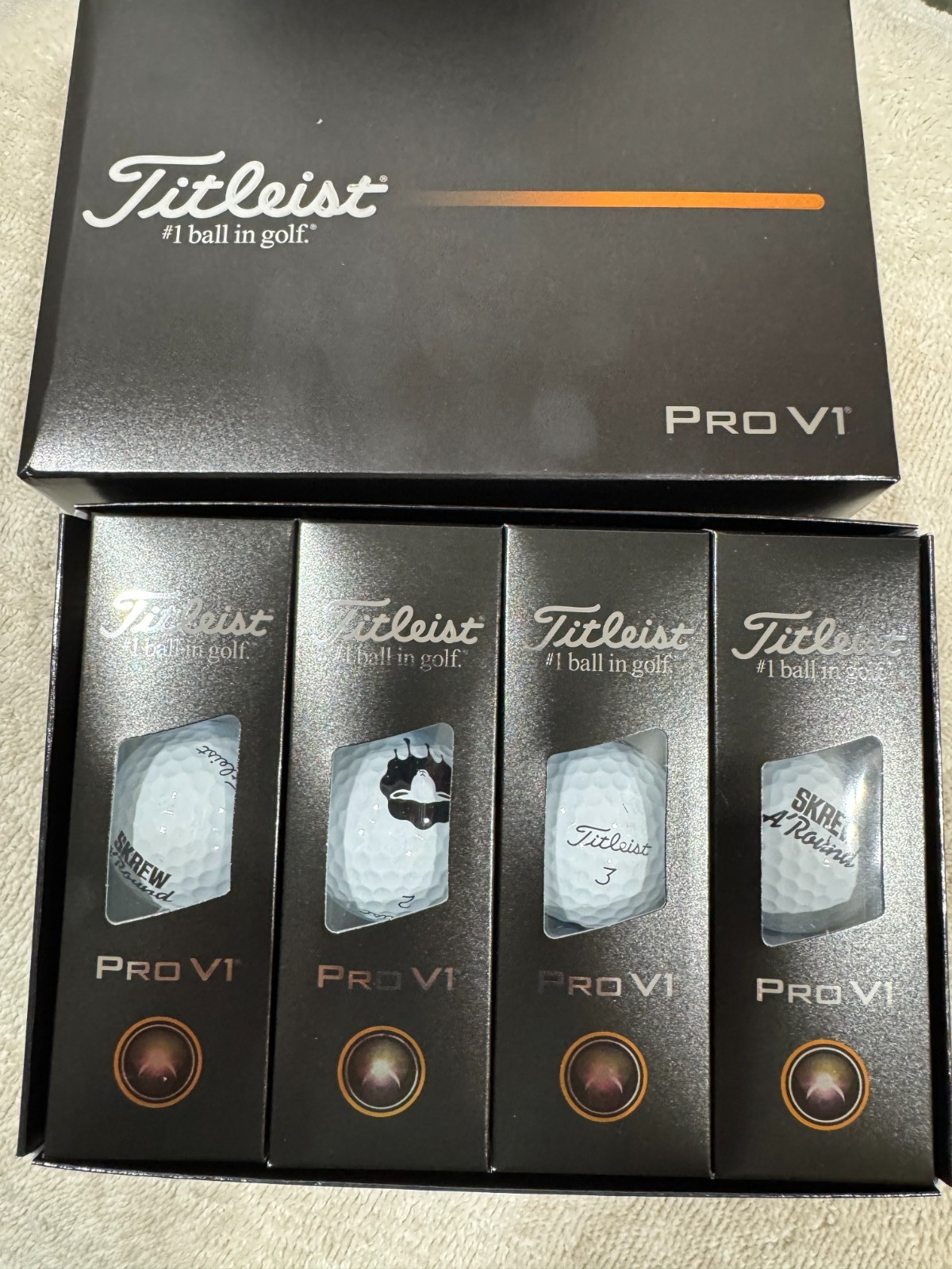 NEW TITLEIST 2026 PRO V1 GOLF BALLS ~ 1 DOZEN ~ LOGO OVERRUN NEW TITLEIST 2026 PRO V1 GOLF BALLS ~ 1 DOZEN ~ LOGO OVERRUN