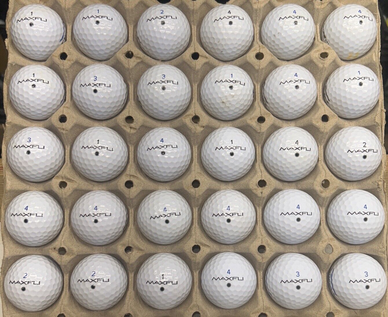 Maxfli Softfli White Golf Balls Mixed Grade 30 Pack 33