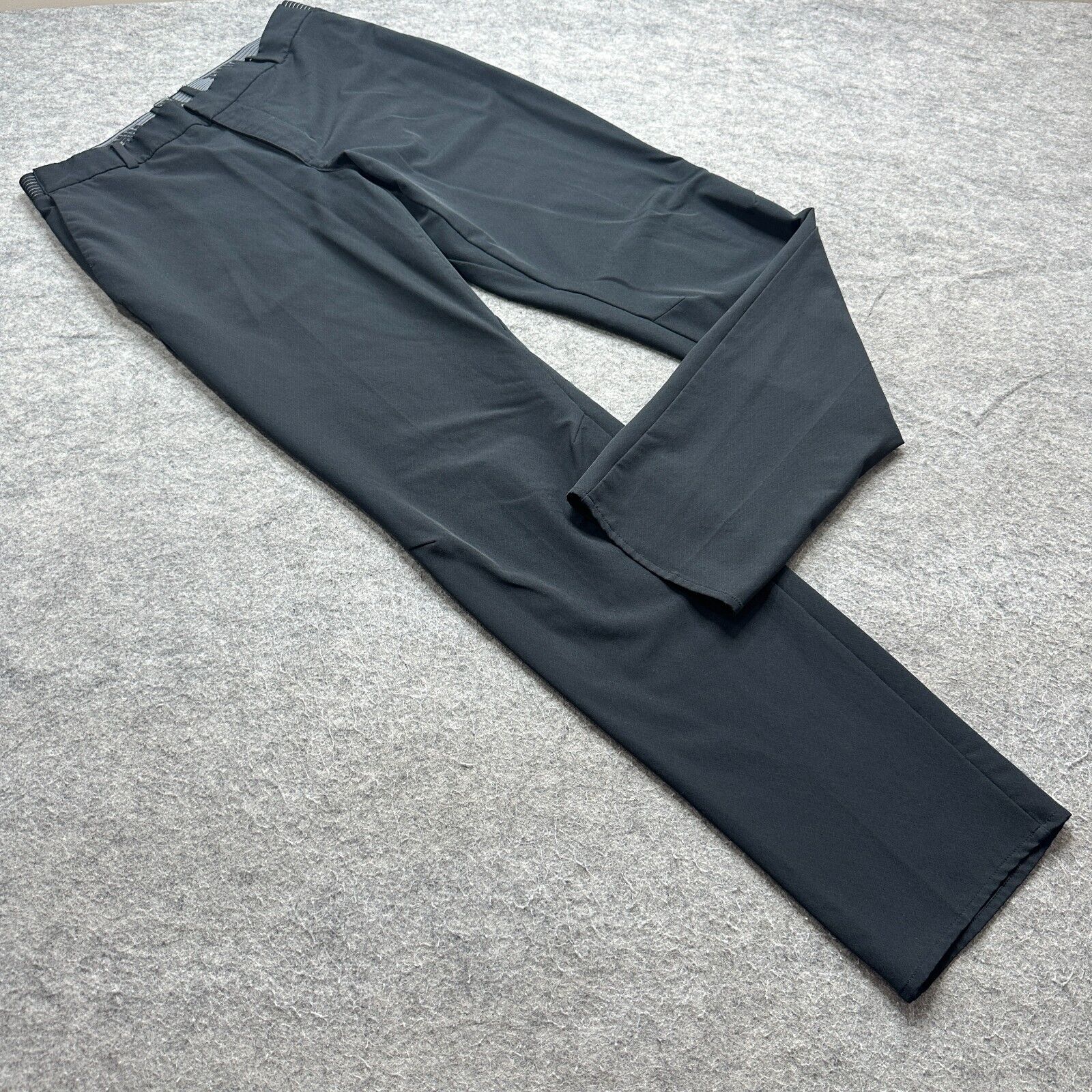 Nike Flex Golf Pants Men 34 x 34 Black Stretch Slim Fit Tapered Performance