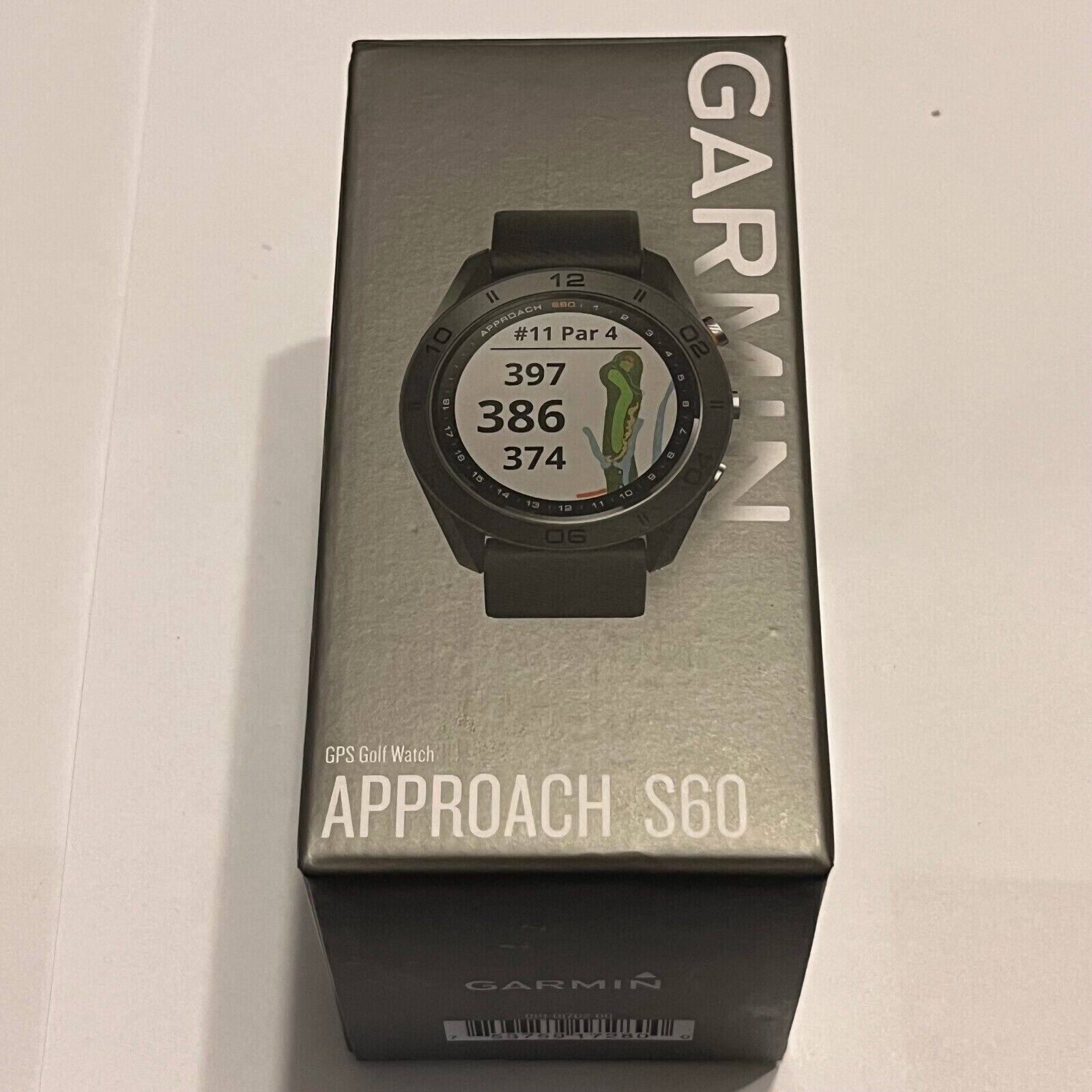 Garmin Approach S60 Premium Golf GPS Smart Watch Range Finder Black 010-01702-00
