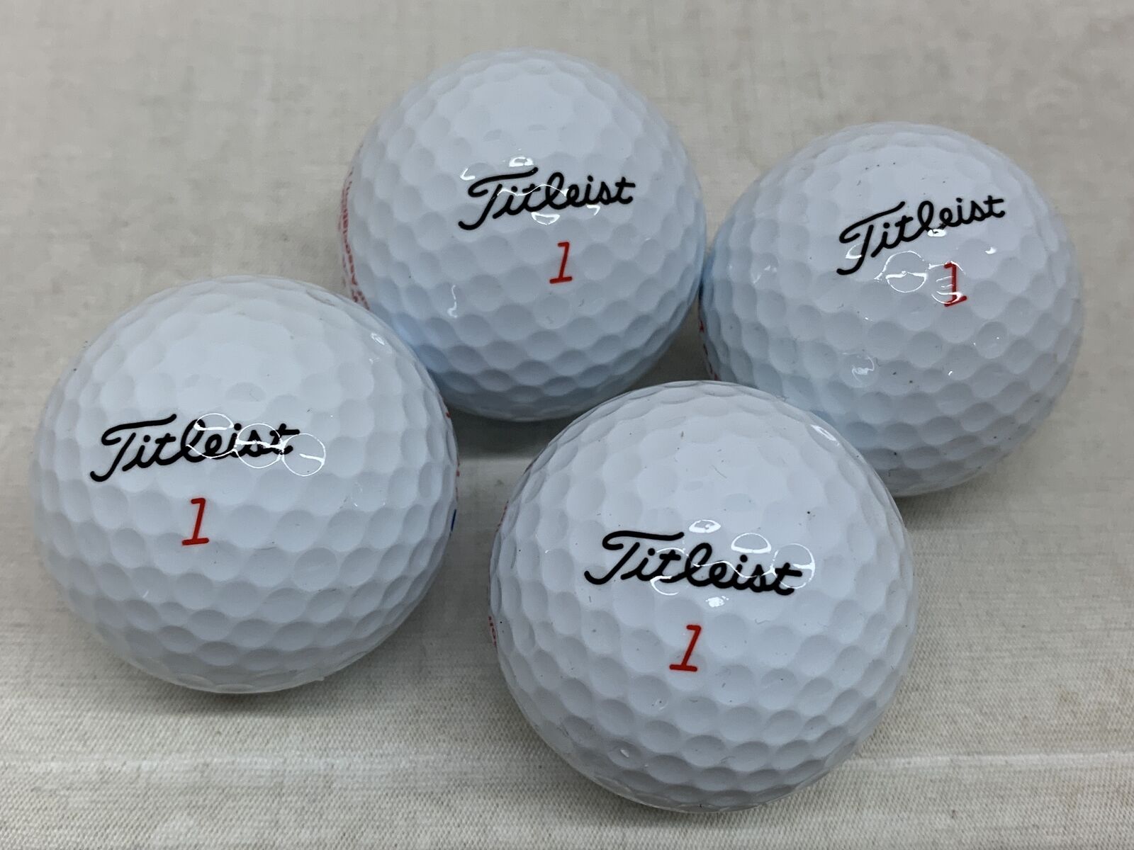 Vintage Lot of 4 Titleist 1 Western State Golf Association Golf Ball