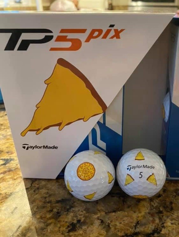 TaylorMade TP5 Pix Cheese Pizza - Very Rare Limited ONE SINGLE Ball 2020 Release