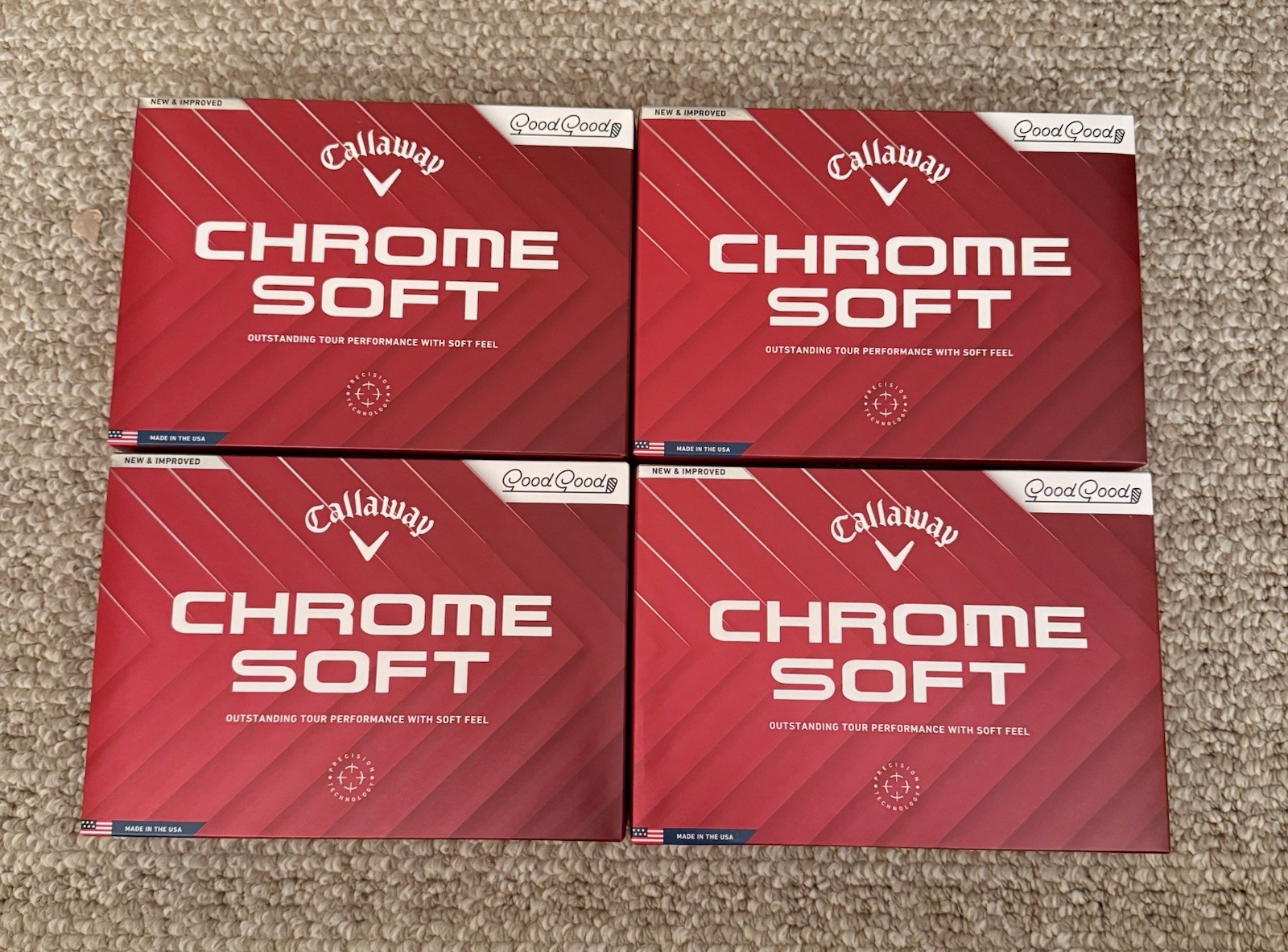Callaway Good Good Chrome Soft 4 Dozen Golf Balls Callaway Good Good Chrome Soft 4 Dozen Golf Balls