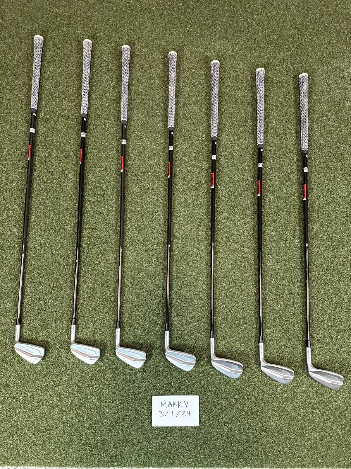 Ping i59 Irons 4-PW Red Dot KBS $ Taper 130 Stiff
