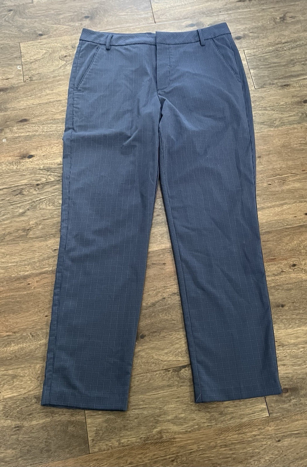 Puma Cobra Dry Cell Gold Slacks 33x32 Performance Blue Checkered Straight Leg